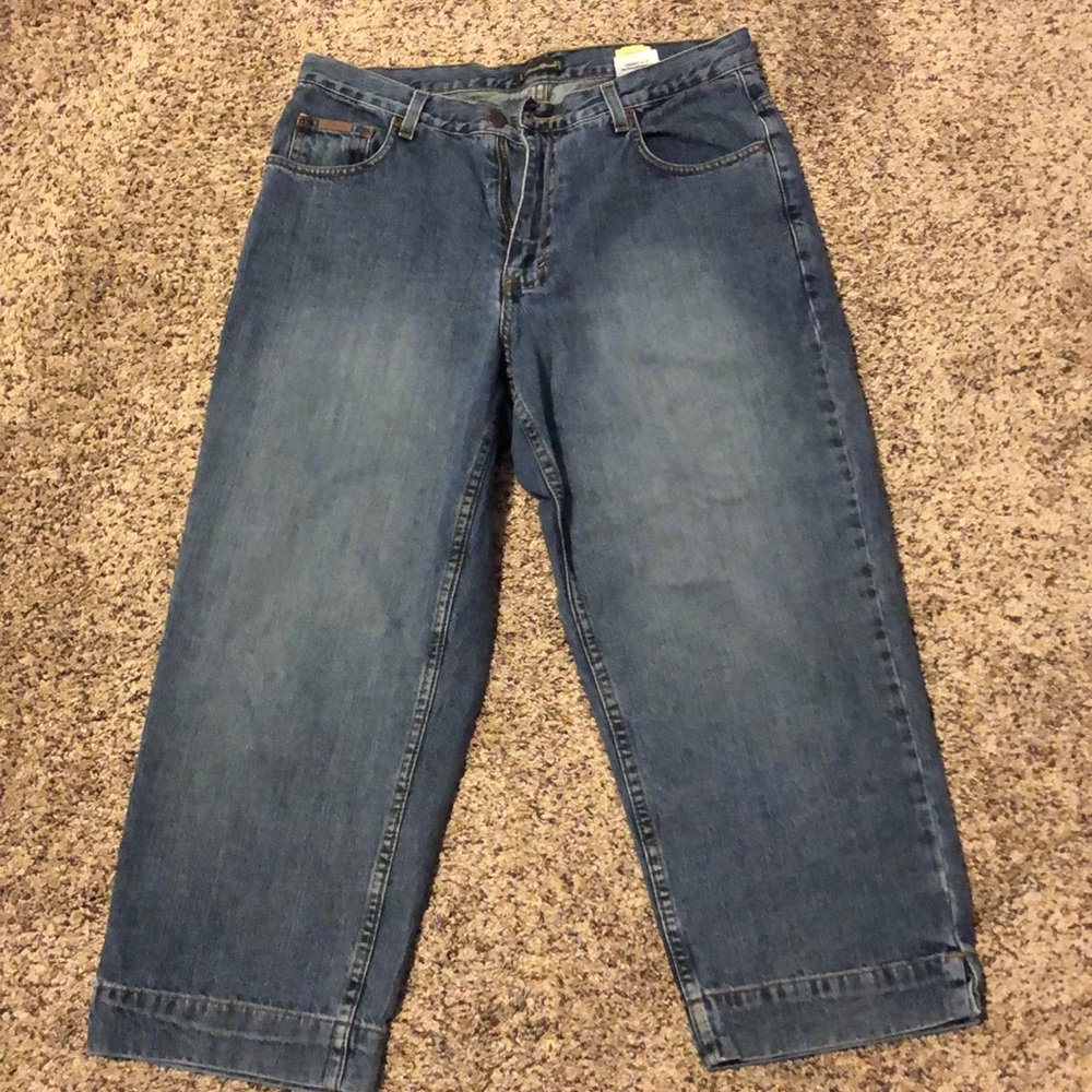 Eddie Bauer denim capris